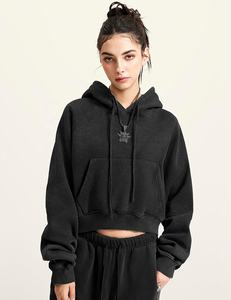 Sudadera con Capucha para Hombre, Personalizada con Logotipo, Estilo Desgastado Invernal, 100% Algodón Grueso, Lavado Ácido - Product Image 5