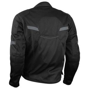 Chaqueta de moto con cremallera de malla negra para hombre, llegada de invierno de alta calidad, con forro interior térmico, chaquetas de Moto Racer personalizadas para hombre - Product Image 2