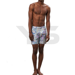 Men's Custom Logo Fitness Board Shorts Quick Dry Sublimated Casual Beach & Jogger Street Swim Shorts - Product Image 4