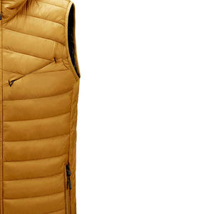 Chaleco Acolchado de Cuero sin Mangas para Hombre, Invierno 2024, de Alta Calidad Premium, con Impresión de Logotipo Personalizado, Servicios OEM, con Cremallera - Product Image 6