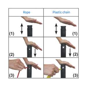 Produit de qualité de support de ligne de file d'attente en plastique PB6184 de haute qualité pour une séparation efficace des files d'attente - Product Image 5