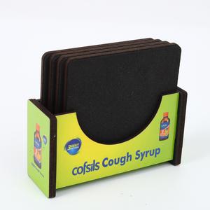 Sous-verres Cofsil de qualité supérieure (lot de 4) avec support personnalisé (avec boîte) MDF Laminage brillant EVA - Product Image 6