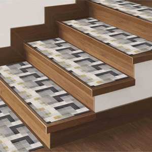 Geometric Pattern Printed <b>Rug</b>: Modern, Ethnic, <b>Mustard</b>, Easy Clean, Machine Washable,Goblen - Product Image 3