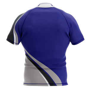 Nouveau design Maillot de rugby respirant à séchage rapide par sublimation pour adultes unisexe à manches courtes de qualité supérieure - Product Image 3