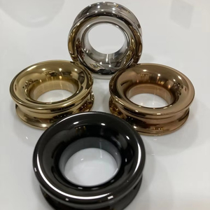 Perilla de armario de acero inoxidable dorado satinado moderno, manijas de puerta de alta calidad para oficina en casa o muebles de hotel, diseño elegante - Product Image 1