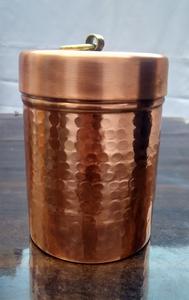 Frascos de cobre para velas, contenedores de velas, cera de soja perfumada, logotipo personalizado, velas, tarro hecho a mano de La India - Product Image 6