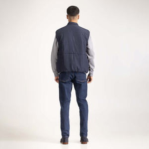 Nardon Apparel OEM Logo personnalisé sans manches à capuche gilet bouffant veste gilets chaud hiver hommes gilet pour hommes - Product Image 2