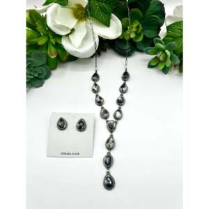 Darrin Livingston Fine Jewelry Set White Buffalo & Sterling Silver Necklace - Product Image 1