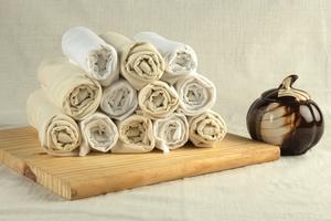 100% Cotton Quick-Dry Flour Sack Kitchen <b>Towels</b> Woven Plain Square Style Home Cleaning Customisable <b>Stitching</b> Disposable - Product Image 4