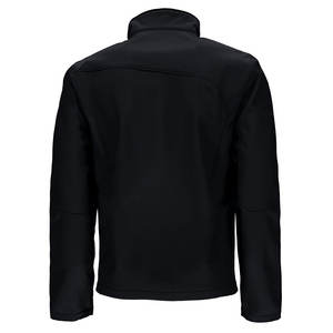 Meilleures ventes Vestes softshell décontractées pour hommes en toile col montant fermeture éclair complète Services OEM personnalisés - Product Image 5