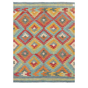 พรมกิลิมไมมาณา อัฟกานิสถาน ขนาด 208 x 156 ซม. พรมและชุดพรมแบบดั้งเดิมของชาวอัฟกัน - Product Image 1