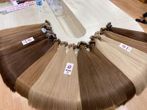 <b>Hair</b> Human Natural Black Tape in <b>Hair</b> Extension Cuticle 100% Vietnamese Human <b>Hair</b> <b>Bleached</b> and Dyed - Product Image 2