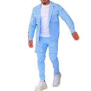 Ensemble de survêtement à capuche anti-boulochage pour hommes de haute qualité 100% coton survêtements écologiques pour l'hiver, grande taille, vente en gros - Product Image 5