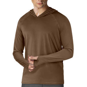 Sudadera con Capucha de Color Sólido para Hombre, Estilo Pullover, Sudadera con Capucha de Otoño, Ajuste Compresivo, Mangas con Estampado Personalizado - Product Image 6