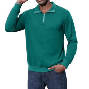 Ropa de Invierno al por Mayor, Transpirable, para Hombre, 100% Algodón, Felpa, Corte Regular, Diseños Personalizados, Otoño, Sólido, Bordado - Product Image 3