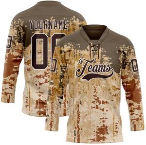 Personnalisez votre propre maillot de hockey avec col en dentelle, maillot de hockey sur glace avec col en dentelle pour hommes et femmes - Product Image 1