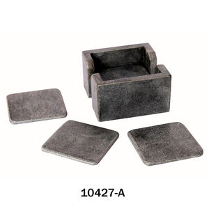 Decorative Tea Cup <b>Marble</b> <b>Coaster</b> With Black Color Stone <b>Coaster</b> for Home Decoration Coffee Cup <b>Coaster</b> for Wholesale Supplier - Product Image 2