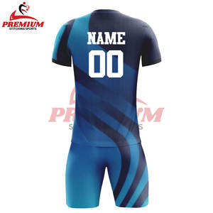 Vêtements d'équipe conception de logo personnalisé uniformes de volley-ball 100% polyester extensible séchage rapide hommes jeunes ensemble de maillot de volley-ball - Product Image 2
