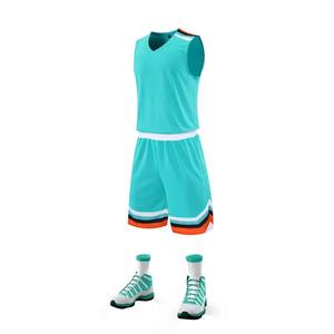 Maillots de basket en gros en stock – Tenues de basket personnalisées pour hommes, ensembles respirants à séchage rapide, maillots de basket - Product Image 1
