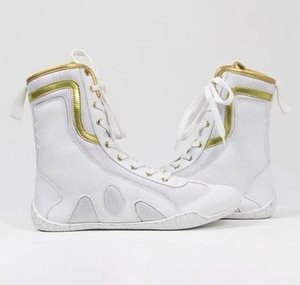 Zapatos DE LUCHA deportivos personalizados de fábrica para hombres Durable PU cuero con cordones transpirable ligero para boxeo levantamiento de pesas - Product Image 2