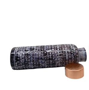 Botella de agua de cobre para beber, botella de agua de cobre hecha a mano, botella de agua de cobre a prueba de fugas, artesanía casera India - Product Image 1