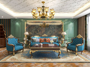 OKL36150 मिस्र के एल आकार 1 2 3 सीटों वाले पानीपत नॉर्डिक सरल आराम के साथ कपड़े सोफे समायोज्य सिर सेट - Product Image 3