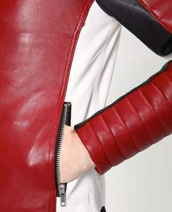 Chaqueta de moto de carreras con logotipo personalizado Jersey de cuero de invierno de alta calidad transpirable impermeable a prueba de viento ropa deportiva de color personalizada - Product Image 6