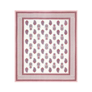 Drap-housse et drap plat imprimé en pur coton de taille King Size - Product Image 6