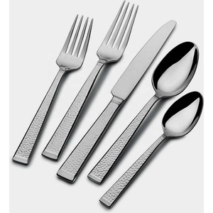 Ensemble de couverts en acier inoxydable, Logo personnalisé, poignée fine, livraison rapide, couteau à dîner en acier inoxydable, fourchette, argenterie - Product Image 5