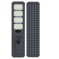 Lampe solaire LED tout-en-un intégrée pour extérieur, boîtier en aluminium, capteur de mouvement à allumage automatique, lampe de sécurité pour jardin