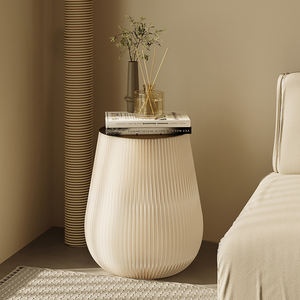 Mesa de centro pequeña, mesita de noche sencilla, sala de estar de lujo, dormitorio, mesa de panal móvil moderna, muebles de papel ecológicos - Product Image 1