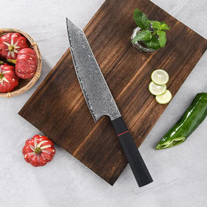Cuchillo de Cocina Kiritsuke Japonés Premium de Acero Damasco de 67 Capas, Acero al Carbono para Cortar Alimentos, Mango Octagonal G10 - Product Image 1