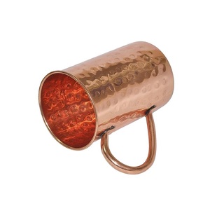 Taza de cobre funcional con encanto del viejo mundo y acabado brillante, ideal para el estilo de la cocina o la presentación de bebidas diarias - Product Image 6