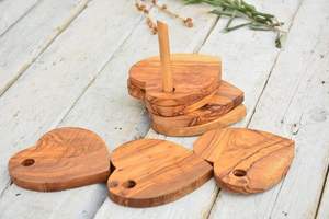 Sous-verres en bois d'acacia en marbre en gros d'usine pour le bureau à domicile ou la pendaison de crémaillère Utilisation de tasses et de boissons élégantes - Product Image 6