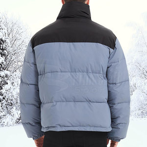 Chaqueta de Burbujas para Hombre, Nueva Colección, Ligera, Transpirable, con Logotipo Personalizado, Cuello Alto, Alta Calidad, Servicio OEM - Product Image 3
