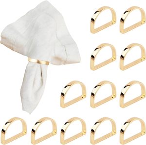 Ronds de serviette en métal noir classique Nouveau design pour décor de table à manger pour les fêtes et les mariages stockés pour l'été chaud - Product Image 3