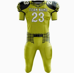 ชุดกีฬาระบายอากาศได้ดีชุดฟุตบอลอเมริกันได้รับความนิยมสูงสุดพร้อมพิมพ์ซับลิเมชันสำหรับกีฬาบนผ้าโพลีเอสเตอร์ - Product Image 4