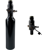 Régulateur de pression HPA pneumatique en aluminium pour paintball, pression de service 4500 psi pour réservoirs en fibre de carbone 68/77ci, jauge 5/8-18 UNF, garantie 15 ans