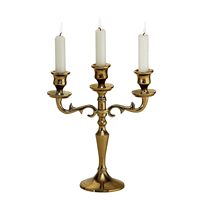 Axiom Home Accents Set Drei Silberne Stabkerzenhalter Elegante Weihnachts-Säulenständer Festliche Dekorationen Aluminium Handgefertigt