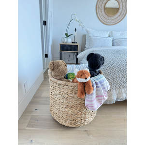 Voie de bouleau™Panier décoratif en jonc de mer - Product Image 4