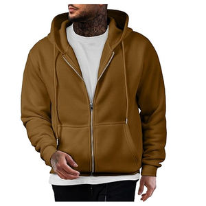 Sweatshirts unisexes à col montant et demi-fermeture éclair en coton 350 GSM Impression numérique en polaire lourde avec logo personnalisé pour la saison de printemps - Product Image 2