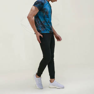 T-shirt pour homme à col rond 100% coton - Écologique, séchage rapide, respirant, personnalisable, élégant, superposition estivale, coupe ample - Product Image 3