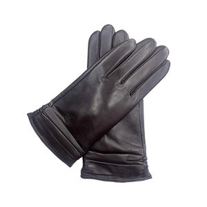 Gants en cuir véritable élégants Mitaines Hiver Chaud Thermique pour Hommes Femmes Décontracté Quotidien Extérieur & Fête Voyage Style Uni - Product Image 6