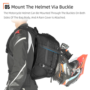 <span class=keywords><strong>Mochila</strong></span> Magnética <span class=keywords><strong>de</strong></span> 23 Litros para Motociclismo y Ciclismo Rhinowalk Mechanic X, <span class=keywords><strong>Mochila</strong></span> Duradera para Aventura en Bicicleta con Sistema Molle - Product Image 4