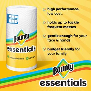 Essentiels Bounty : Sélection de serviettes en papier blanches, 2 rouleaux triples et 6 rouleaux standard - Product Image 3