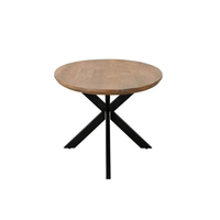 Meilleur Nouveau Ensemble de Table à Manger Pliante Carrée en Bois Massif, Hauteur Réglable, Écologique, Durable, Moderne, pour Hôtels et Centres Commerciaux