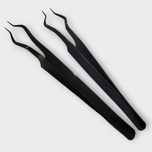 Venta al por mayor de pinzas de acero inoxidable para pestañas, herramientas de extensión de Punta puntiaguda, aplicador de clip para pestañas postizas - Product Image 4