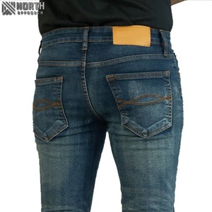 Date 2025 Durable hommes Denim jean hiver automne décontracté séchage rapide léger couleur personnalisée OEM Service - Product Image 6