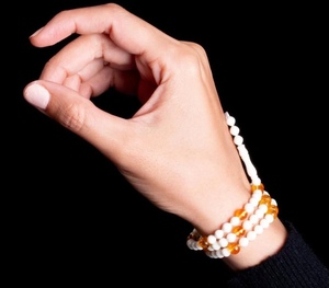 ใหม่ tasbeeh tasbih 33ลูกปัดหินสวดมนต์สีฟ้าครามลูกประคำมุสลิม tasbeeh เครื่องประดับเคาน์เตอร์อินเดีย exporter - Product Image 2