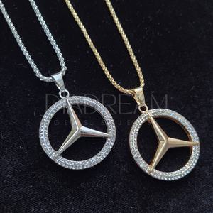 Cadena de diamantes cultivada en laboratorio de Plata de Ley 925 de Hip Hop con colgante, joyería de diseño personalizado - Product Image 1